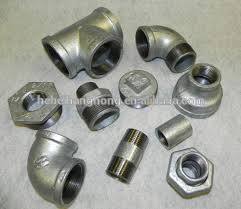 GALVANISED MALLEABLE IRON PIPE FITTINGS CONNECTORS JOINTS 1/2" TO 4" INCH BSP