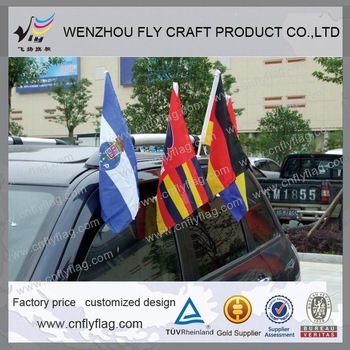 Professional car wing mirror cover flag