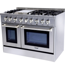 CE Approval 6 Burners Gas Cooker Range with Gas Oven