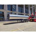 East 45000 litros de aluminio petrolero semi trailer