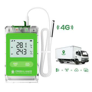 Wireless Temperature Data Logger with GPS Tracker for Real-Time Data Monitoring