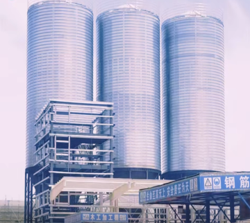High-performance clinker storage and transportation silos