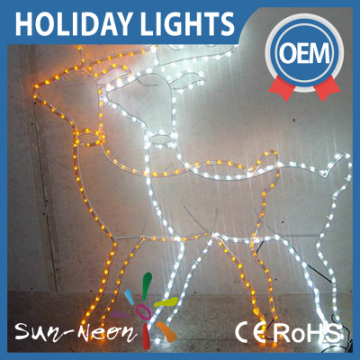 animated christmas lights motif