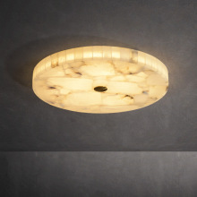 Modern Hallway Bedroom Lighting: Simple Chinese Style Marble Ceiling Lamp