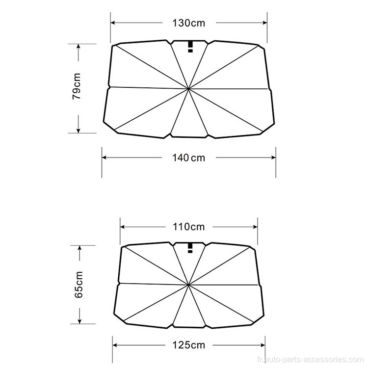 Parasols de voiture de bonne qualité