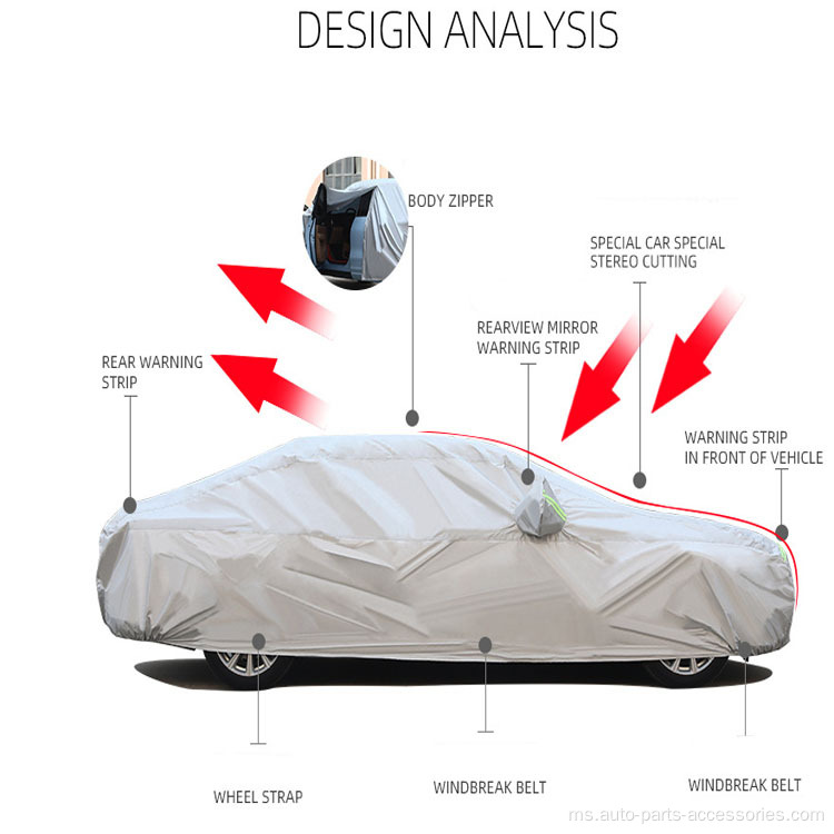 Sunscreen Handproof Sun Bukti untuk penutup kereta kalis air