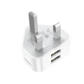 UK mobile charger dual port 10W fast charger