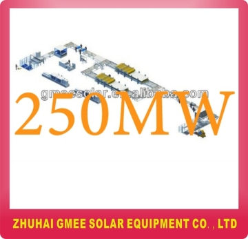 complete turn key solar module making machine