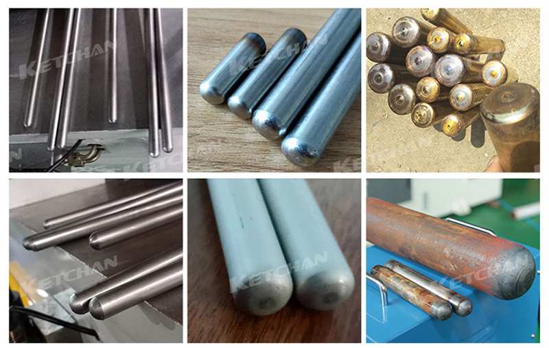 pipe end automatic induction sealing closing machine Applications Sealing Effect Display 1
