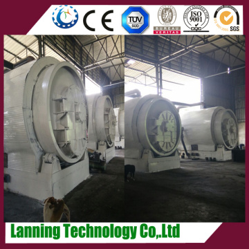 waste tyre recycle to fuel pyrolysis machines