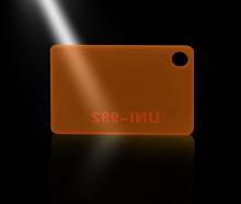 Cast Acrylic Fluorescent Orange