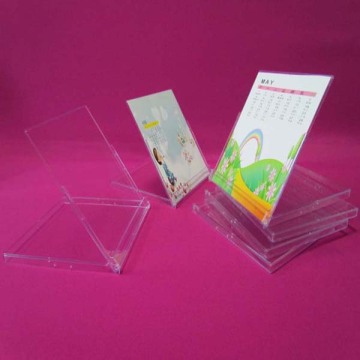 PS crytal clear calendar card package case