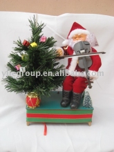 12"santa fiber stage/santa claus/electrical santa