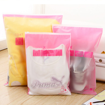 Zipper Top Custom Plastic Bag for Cloth and Bikini