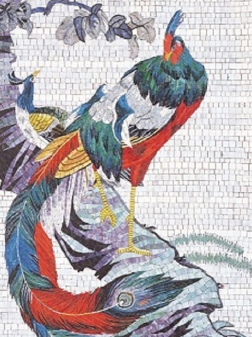 Custom Handmade Glass Mosaic Art Mosaic Animal Mural