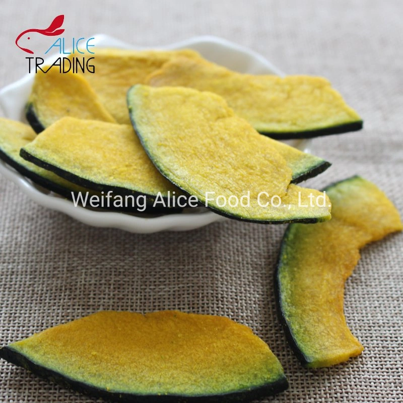 Wholesale Vacuum Fried Pumpkin Mix Vegetable Dried Crispy Pumpkin