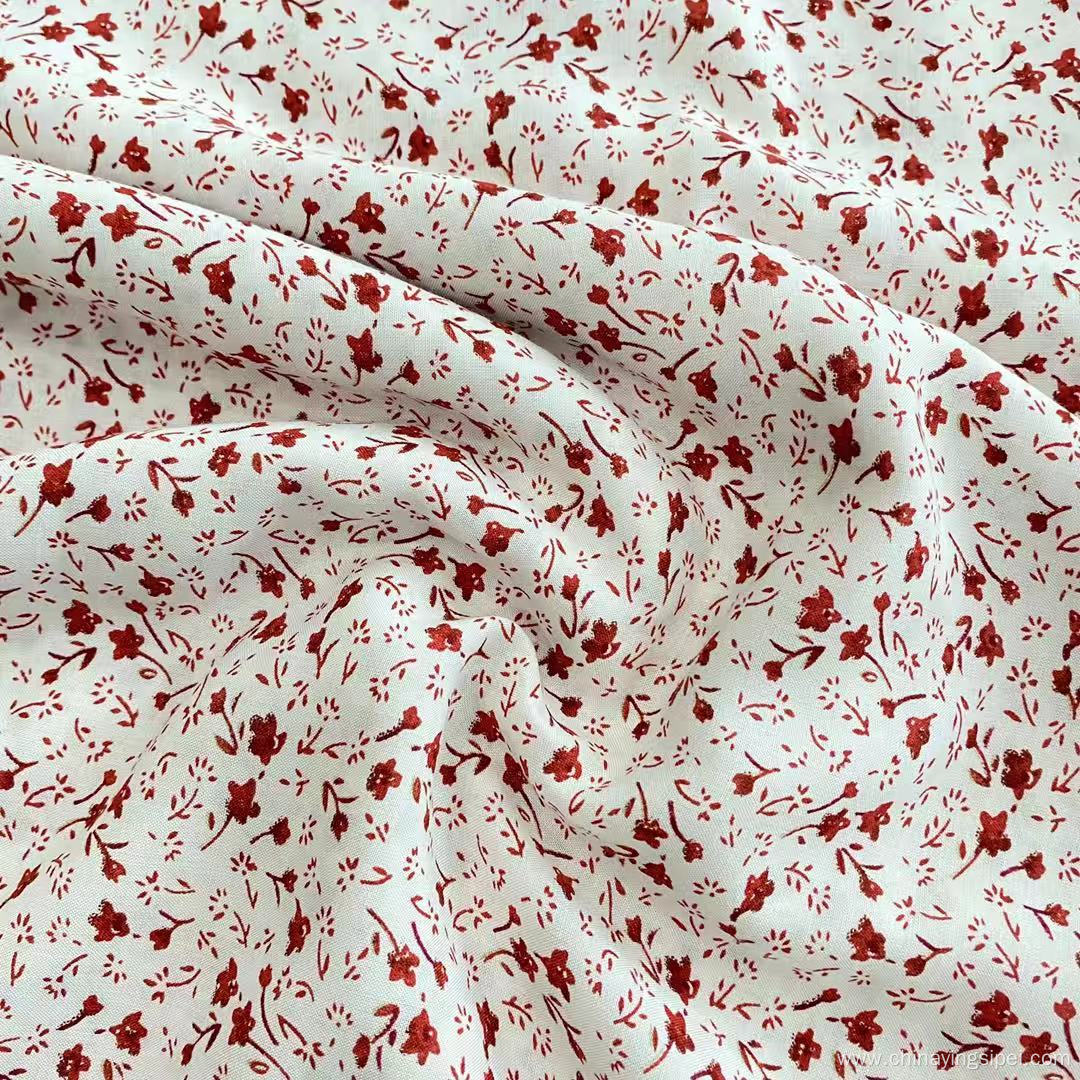 45S Lastest Pattern Flower Soft Printed 100%Viscose Fabric