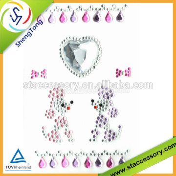 acrylic decoration crystal sticker