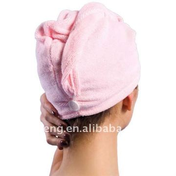 Leopard hair drying towel cotton