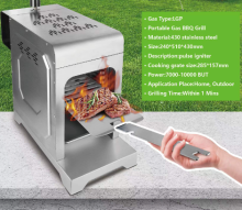 High Quality Household Easily Cleaned Propone Machine steak oven Portable Outdoor Steel Barbecue Beef Steak Gas Grills