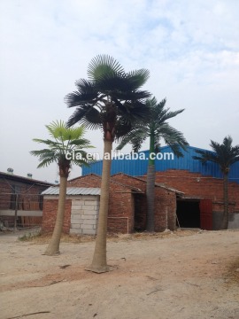 Artificial outdoor coconut palm tree , Fake fiberglass palm tree