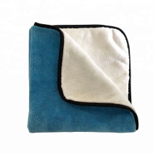 Coral Fleece Microfiber Cloth For Car Buffing