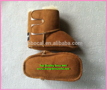 super soft sheepskin children's and baby booties