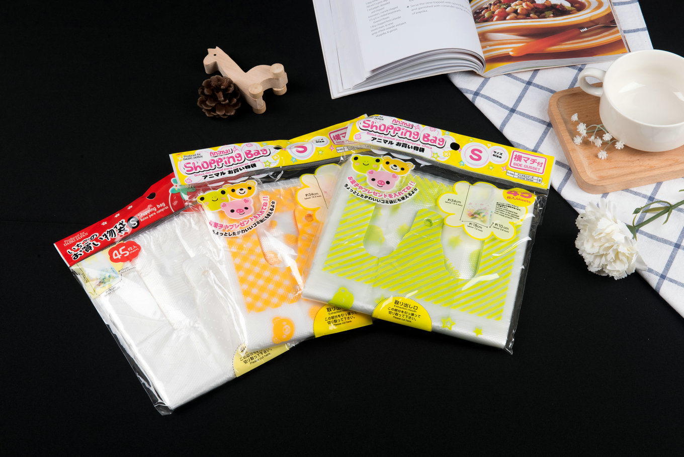 Food Bag Gift Bag Candy Bag HDPE Animal Designed Plastic Bag Hand Bag