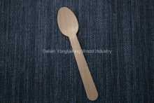Disposable Aspen Wood Spoon