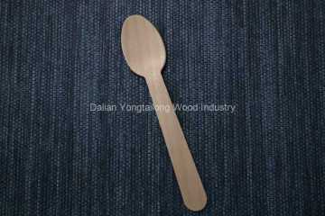 Disposable Aspen Wood Spoon