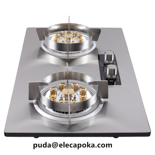 stainless steel Gas Stove Double Burner