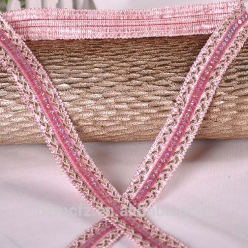 decorative Lace tassel curtain fringe lace gimp trims