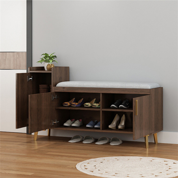 Wooden Shoe Cabinet Rack Bench3 Jpg