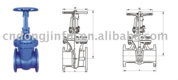DIN gate valve