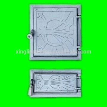 cast iron wood stove door