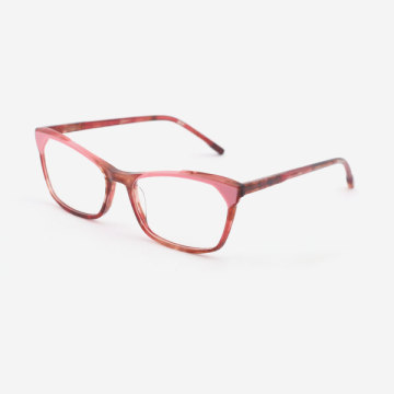 Super thin Cat eye Acetate Female Optical Frames