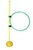 School-mart Flat Hoops&Multi-Function Clip&Junior Agility Pole