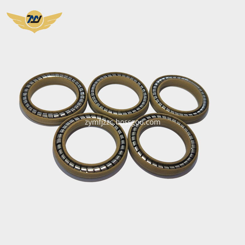 Spring energize gold ptfe