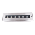 إضاءة المناظر الطبيعية Ip67 6W Led Linear Inground Light