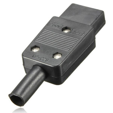 3pin Socket Power Cord Rewirable Connector