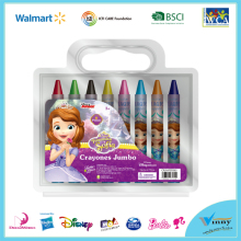 Princess Sofia 8 Piece Jumbo Crayon Set