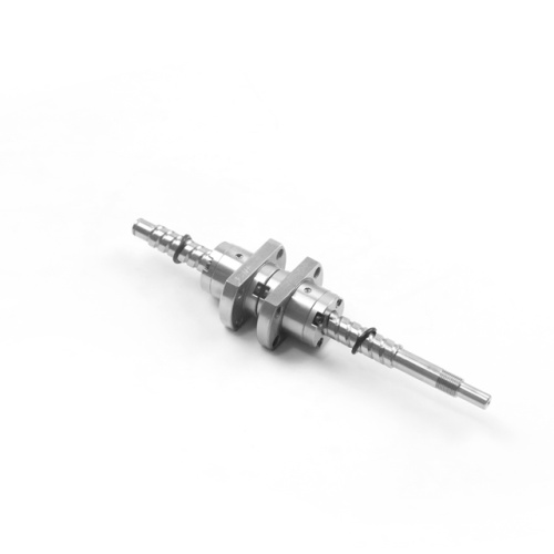 Double nut for miniature ball screw