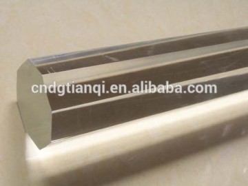 Clear Plastic Octagon Tube