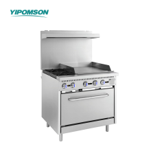 36-Inch Gas Range with Griddle and Oven