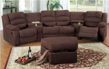 YR2124 Modern home theater furniture, home theater recliner sofa