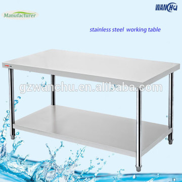 Quantitiy Assured Factory Made Stainless Steel Work Table,Working Table,Double Layers Work Table