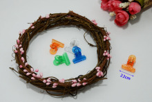 22MM Transparent Plastic Round Spring Clip