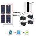 Sistema solar de 10kW Sistema solar 60kW