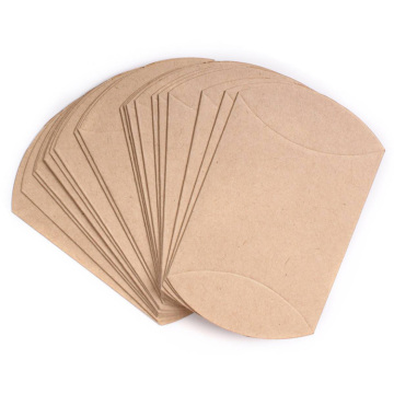 Blank Kraft Paper Pillow Packaging Box