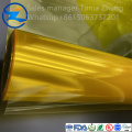 Película translúcida de PVC amarillo de alta calidad
